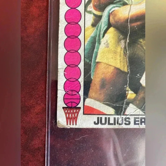 1976 Julius Erving Topps Basketball Card Nets - Picture 4 of 7